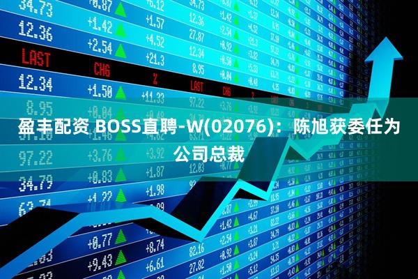 盈丰配资 BOSS直聘-W(02076)：陈旭获委任为公司总裁
