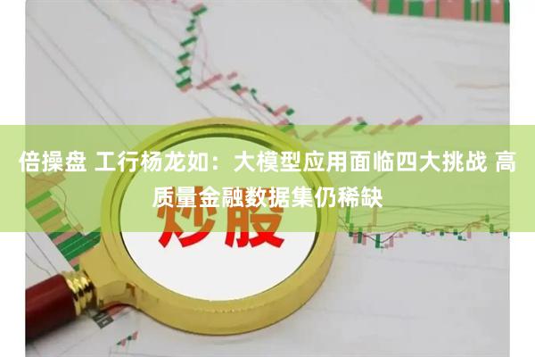 倍操盘 工行杨龙如:大模型应用面临四大挑战 高质量金融数据集仍稀缺