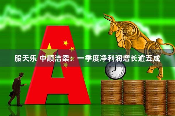 股天乐 中顺洁柔：一季度净利润增长逾五成